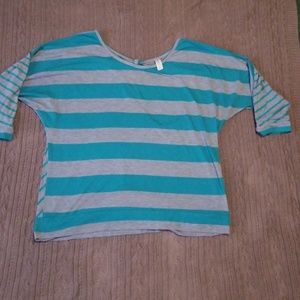 No Boundaries peek hole back blouse